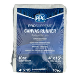 PPG® ProSupreme® Canvas Runner Drop Cloth 4-Ft x 15-FT (Heavy Weight, 10oz)