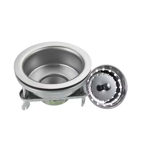 Allen + Roth 3.5-in Stainless Steel Rust Resistant Strainer with Lock Mount Included