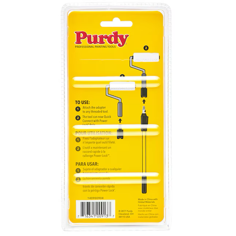 Purdy Quick Connect 1-ft to 1-ft Threaded Extension Pole
