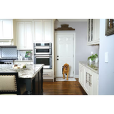 PetSafe 10-1/2-in x 15-in White Aluminum Medium Dog/Cat Door for Entry Door