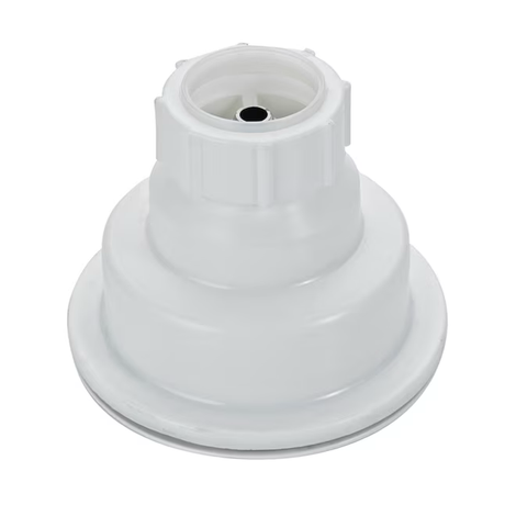 Allen + Roth 3.5-in White Plastic Rust Resistant Strainer with Lock Mount Included