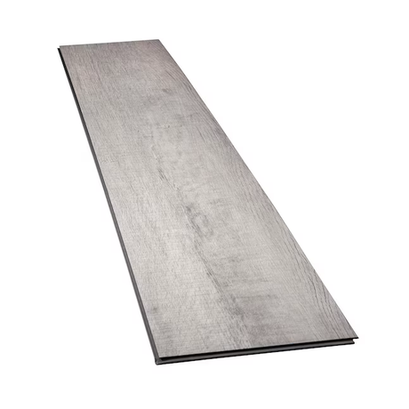 Style Selections Charleston Oak 12-mil x 7-in W x 48-in L Waterproof Interlocking Luxury Vinyl Plank Flooring