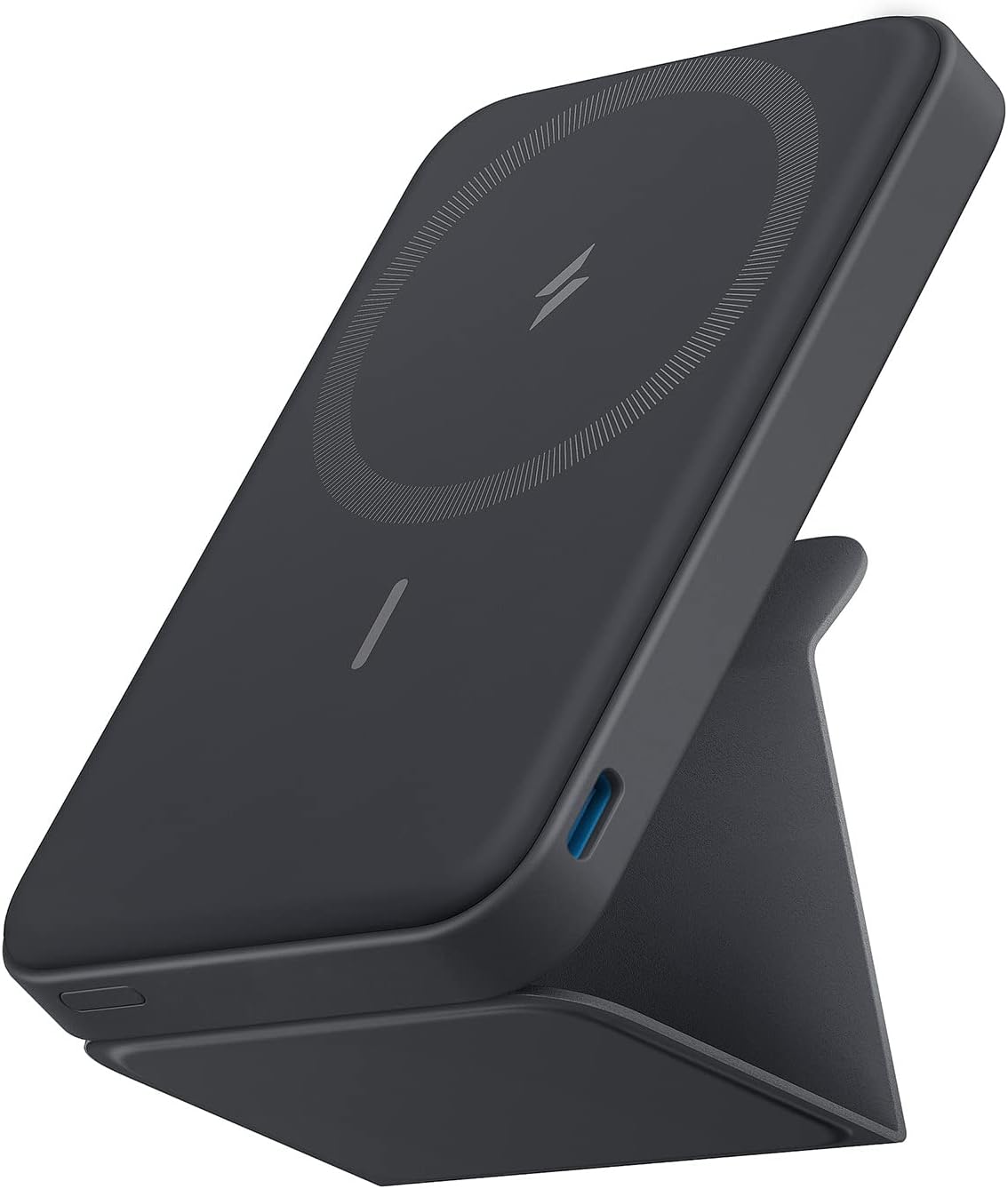 Anker Magnetic Battery, 5K Foldable Magnetic Wireless Portable Charger with Stand and USB-C