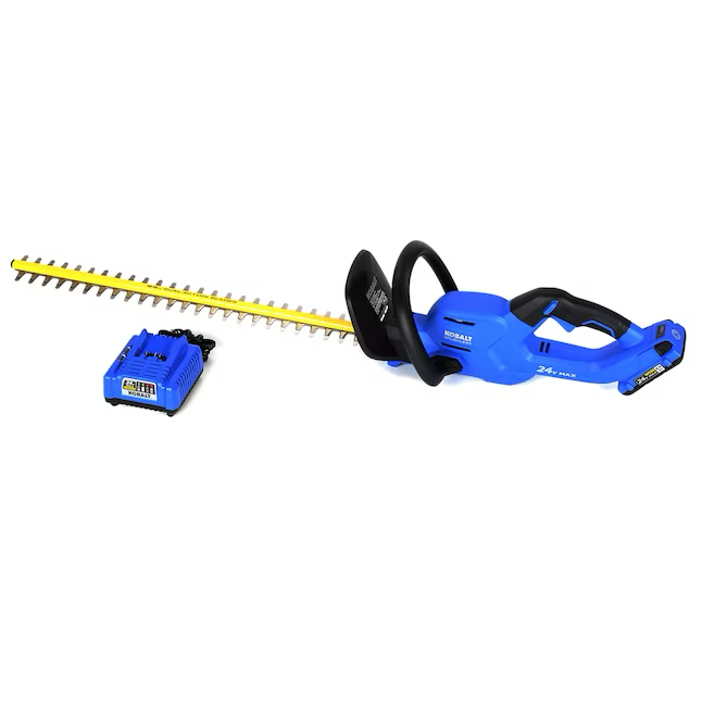 Kobalt 24-volt 24-in Battery Hedge Trimmer 2 Ah (Battery and Charger Included)