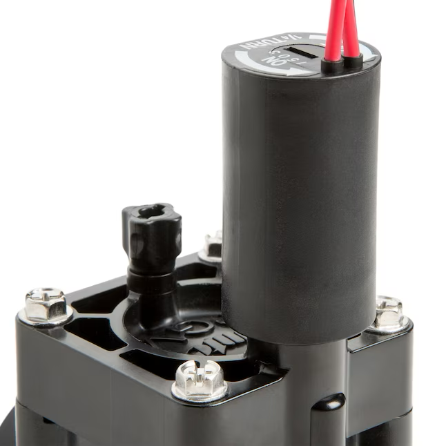 Hunter Replacement Solenoid for Underground Sprinkler Valves - Black, Heavy-Duty Plastic, 24-in Wire Leads