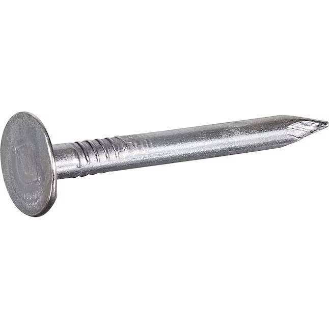 Fas-n-Tite 1-1/4-in Smooth Electro-Galvanized Roofing Nails (207-Per Box)
