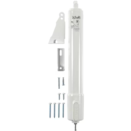 WRIGHT PRODUCTS 12.875-in Ez Hold Adjustable White Aluminum Hold Open Screen/Storm Door Pnuematic Closer