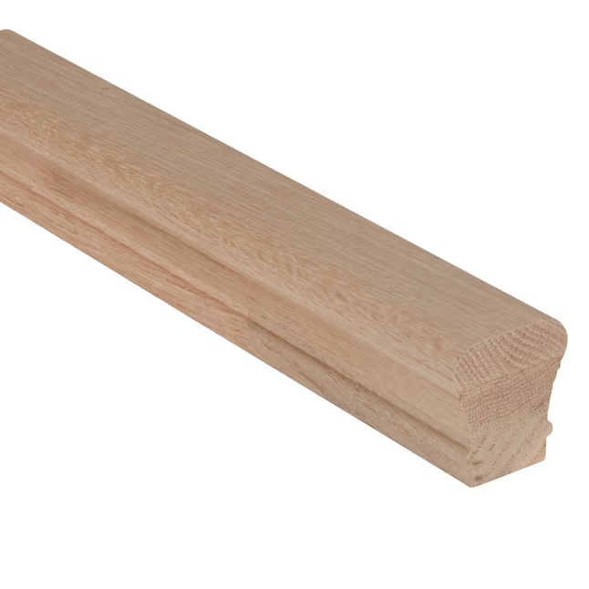 2.25-in x 144-in Unfinished Wood Oak Handrail