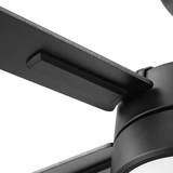 Harbor Breeze Boltz III Easy2Hang 52-in Matte Black Color-changing Indoor Ceiling Fan with Light and Remote (5-Blade)
