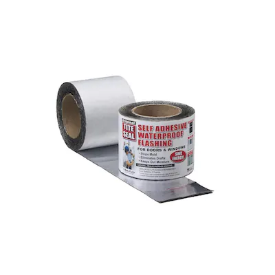 TITE-SEAL Self-adhesive waterproof flashing tape 4-in x 33-ft Rubberized Asphalt Roll Flashing