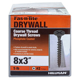 Fas-n-Tite #8 x 3-in Bugle Coarse Thread Drywall Screws 5-lb (385-Pack)