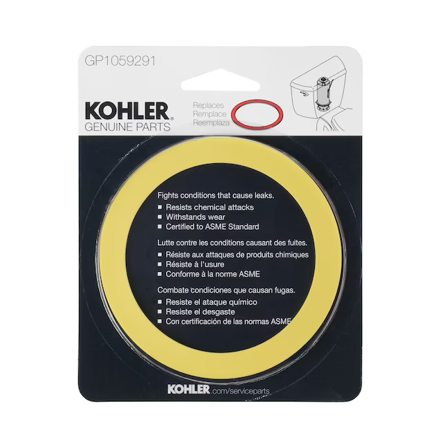 KOHLER 3.38-in Yellow Plastic Universal Fit Flush Valve Seal