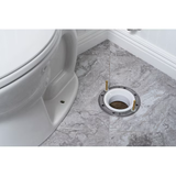 Oatey Level Fit 4.01-in White PVC Toilet Flange