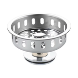 Project Source 3.5-in Chrome Stainless Steel Rust Resistant Strainer Basket