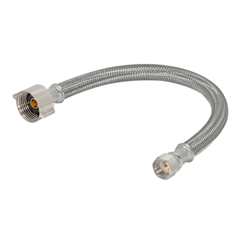 Eastman 3/8 in. Flare x 7/8 in. BC x 20 in. Braided Toilet Connector