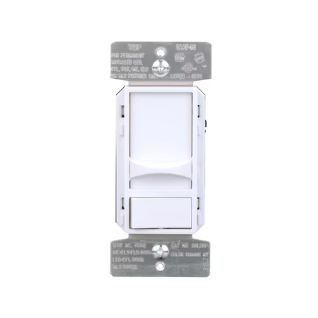 Eaton Universal Single-Pole/3-Way LED Decorator Light Dimmer, White/Light Almond/Ivory