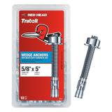 Red Head 5/8-in x 5-in Concrete Wedge Anchors (10-Pack)