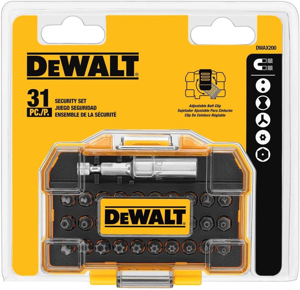 DeWalt Screwdriver Set, Security, 31-Piece (DWAX200)