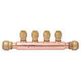 SharkBite 3/4 in. x 1/2 in. Push-to-Connect Copper 4-Port Open Manifold Fitting