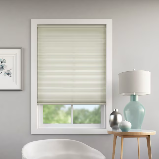 LEVOLOR 60-in x 72-in Sand Light Filtering Cordless Cellular Shade