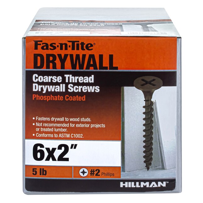Fas-n-Tite #6 x 2-in Bugle Coarse Thread Drywall Screws 5-lb (830-Pack)