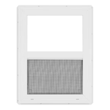 Project Source 20000S Series New Construction 17-1/2-in x 23-1/2-in x 2-1/4-in Jamb White Vinyl Single-glazed Single Hung Window Half Screen Included