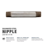 RELIABILT 3/8-in x 4-in Galvanized Nipple