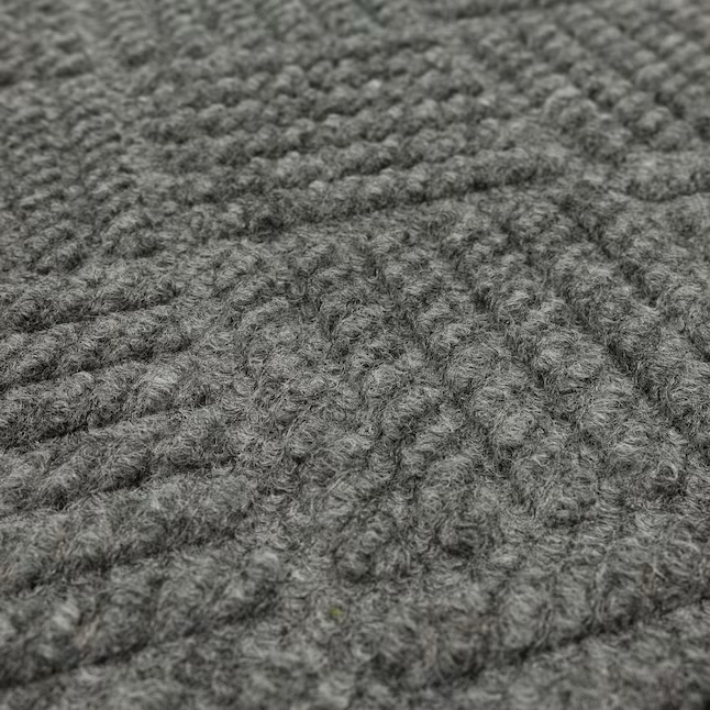 Project Source 3-ft x 5-ft Gray Polyester Rectangular Indoor Decorative Utility Mat