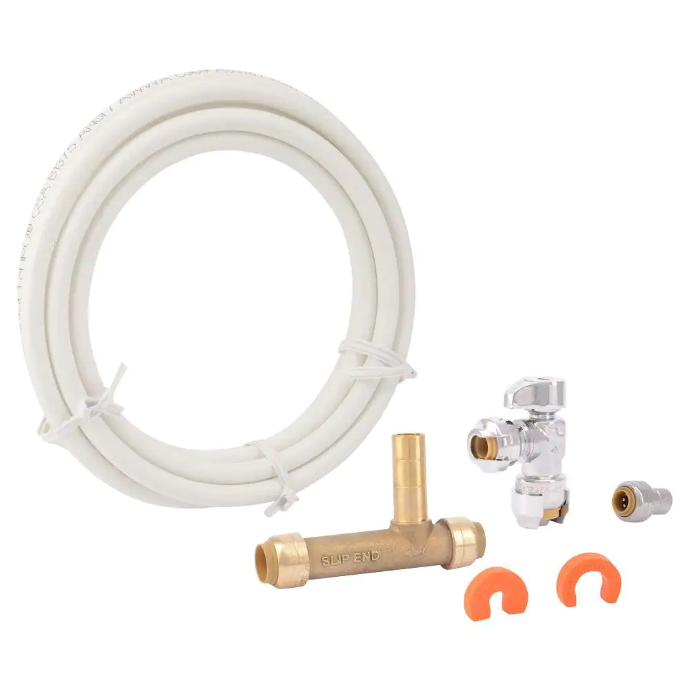 SharkBite Push-to-Connect Ice Maker Installation Kit (1/2 in. with Angle Stop)