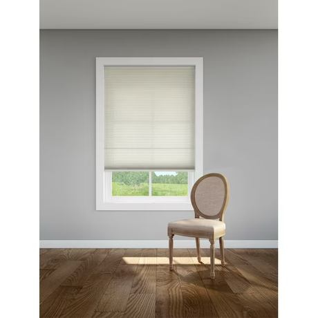LEVOLOR 72-in x 72-in Sand Light Filtering Cordless Cellular Shade