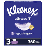 Kleenex 3-Pack Facial Tissue (120-Count)