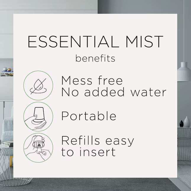 Air Wick Mist 0.67-fl oz Linen and Petals Refill Air Freshener (3-Pack)