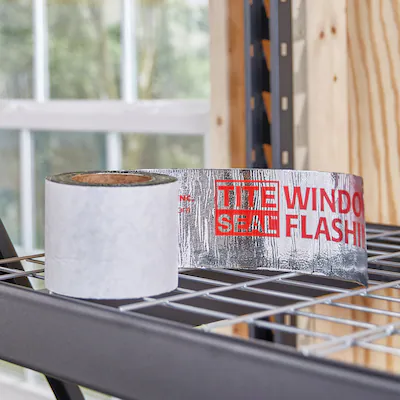 TITE-SEAL Self-adhesive waterproof flashing tape 4-in x 33-ft Rubberized Asphalt Roll Flashing