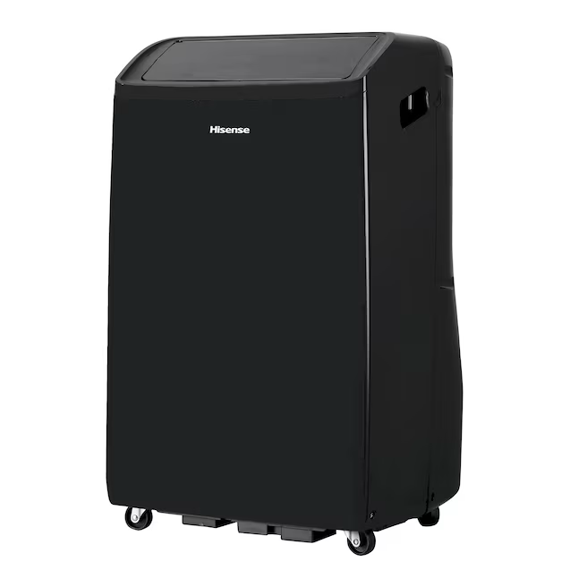 Hisense 10000-BTU DOE (115-Volt) Gray Vented Wi-Fi enabled Portable Air Conditioner with Heater with Remote Cools 550-sq ft