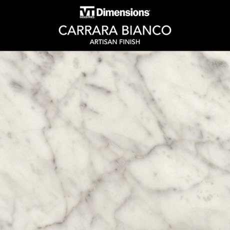 VT Dimensions Formica 48-in x 25.25-in x 3.75-in Carrara Bianco 6696-43 Straight Laminate Countertop with Integrated Backsplash