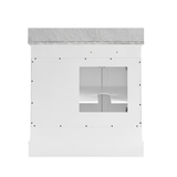 Allen + Roth Roveland 36-in White Undermount Single Sink Bathroom Vanity with Carrara Natural Marble Top
