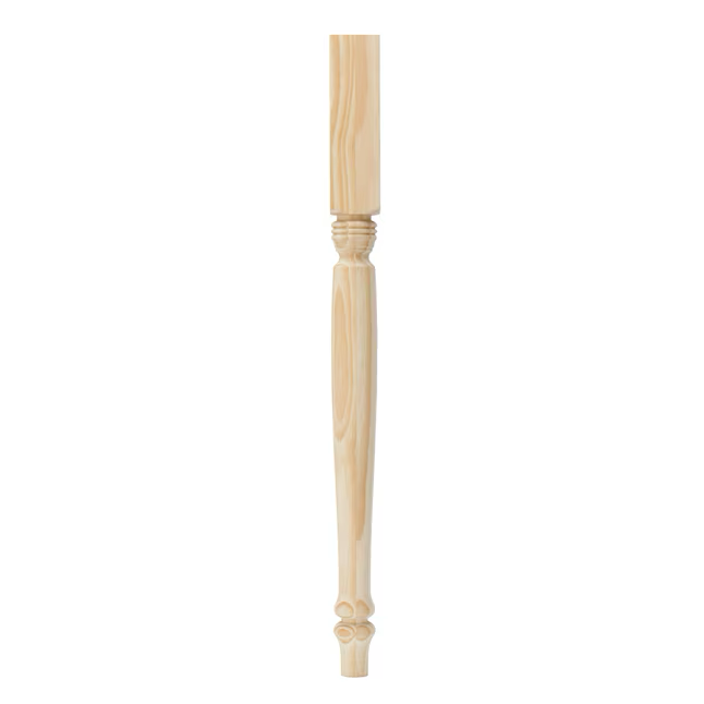 Waddell 2.25-in x 29-in Country Pine End Table Leg
