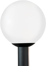 Sea Gull Globe Outdoor Post Lantern (White)