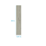 Style Selections Slate Oak 6-mil x 6-in W x 36-in L Waterproof Interlocking Luxury Vinyl Plank Flooring (15-Pack)