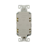 Eaton 15-Amp 125-volt Tamper Resistant GFCI Residential Decorator Outlet, White