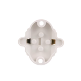 Eaton 660-Watt Plastic Keyless Cleat Socket, White