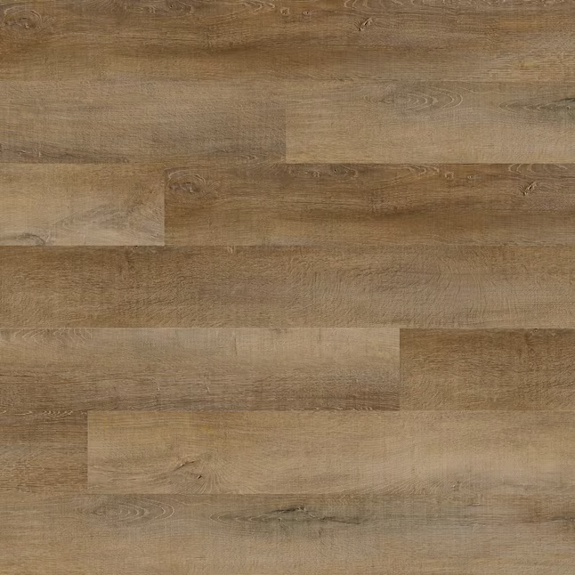 Style Selections Sisal Oak 6-mil x 6-in W x 48-in L Waterproof Interlocking Luxury Vinyl Plank Flooring