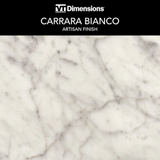 VT Dimensions Formica 72-in x 25.25-in x 3.75-in Carrara Bianco- 6696-43 Straight Laminate Countertop with Integrated Backsplash