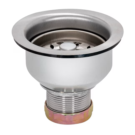 EZ-FLO 4-in Stainless Steel Rust Resistant Strainer with Lock Mount Included