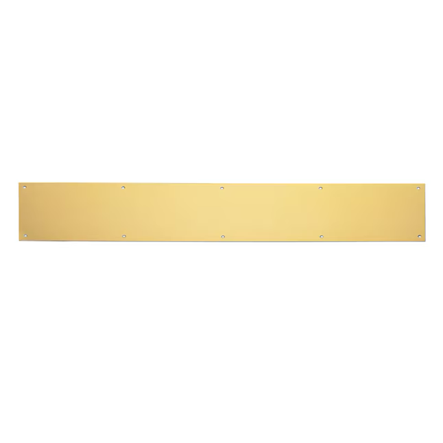 RELIABILT 6-in W x 30-in H Kick Plate (Brass)