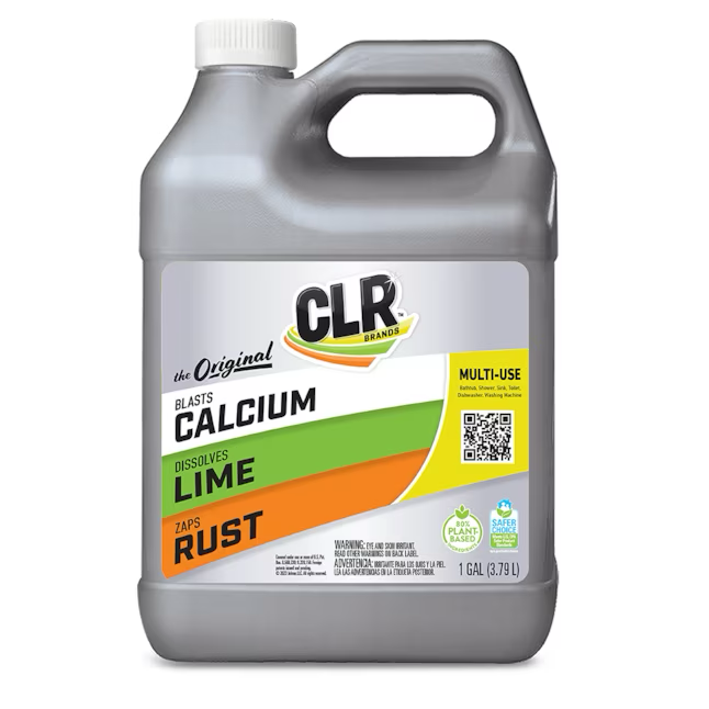 CLR 1-Gallon Calcium, Lime, and Rust Remover - Powerful Non-Toxic Formula for Multiple Surfaces