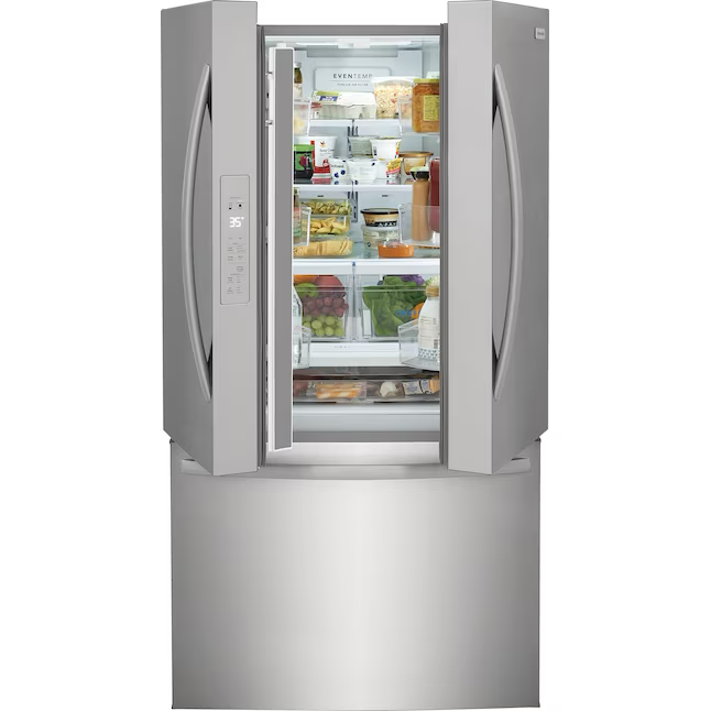Frigidaire 28.8-cu ft French Door Refrigerator with Ice Maker, Water and Ice Dispenser (Stainless Steel) ENERGY STAR