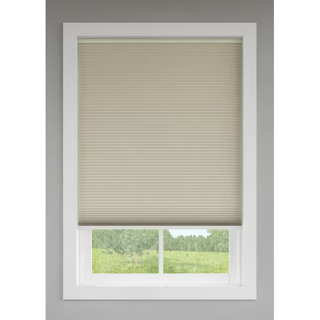 LEVOLOR 72-in x 72-in Sand Blackout Cordless Cellular Shade