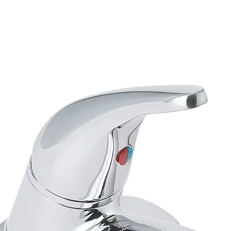 EZ-FLO Prestige Chrome 4-in centerset 1-handle Bathroom Sink Faucet with Drain and Deck Plate