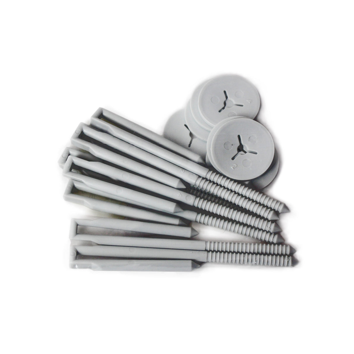 Dial  Pegs & Washers for Rigid Media (8-Pack)
